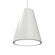Conical One Light Pendant in Organic White (486|113047) Conical One Light Pendant in Organic White (486|113047)