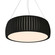 Barrel Three Light Pendant in Organic Black (486|111146)