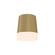 Conical One Light Pendant in Organic Gold (486|110049)