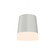 Conical One Light Pendant in Organic White (486|110047)