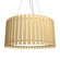 Slatted LED Pendant in Organic Gold (486|1096LED49)