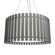 Slatted LED Pendant in Organic Grey (486|1096LED50)