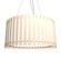 Slatted LED Pendant in Organic Cappuccino (486|1094LED48)