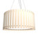 Slatted LED Pendant in Organic Cappuccino (486|1093LED48)