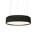 Cylindrical LED Pendant in Organic Black (486|1040LED46)