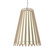 Slatted One Light Pendant in Organic Cappuccino (486|103648)