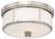 Harbour Point Two Light Flush Mount in Polished Nickel (7|4365613)
