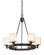 Arcadia Six Light Chandelier in Textured Iron (67|F1716TRN)