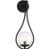 Encino One Light Wall Sconce in Matte Black (51|97193189)