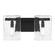 Genry Two Light Bathroom Vanity in Matte Black (51|882042BK)