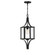 Raeburn One Light Outdoor Hanging Lantern in Matte Black and Weathered Brushed Brass (51|5475144)