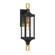 Glendale One Light Outdoor Wall Lantern in Matte Black and Weathered Brushed Brass (51|5275144)