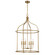 Brookstone Six Light Pendant in Warm Brass (51|373886322)