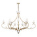 Muse 12 Light Chandelier in French Gold and White Cashmere (51|151861259)