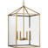 Hillcrest Four Light Foyer Pendant in Vintage Brass (54|P500441163)