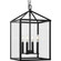 Hillcrest Four Light Foyer Pendant in Matte Black (54|P50044031M)