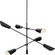 Cornett Six Light Chandelier in Matte Black (54|P40038031M)