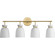 Lexie Four Light Bath & Vanity in Brushed Gold (54|P300487191)