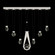 Aria LED Linear Pendant in Silver (48|10000712444444)