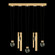 Aria LED Linear Pendant in Brushed Gold (48|100006533444)