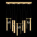 Aria LED Linear Pendant in Brushed Gold (48|100006533333)
