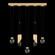 Aria LED Linear Pendant in Brushed Gold (48|100006511444)