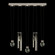 Aria LED Linear Pendant in Soft Ombre Silver (48|100006433444)