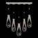 Aria LED Linear Pendant in Soft Ombre Silver (48|100006422222)