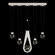 Aria LED Linear Pendant in Brushed Silver (48|100006124444)