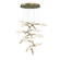 MATERA MATERA-CHD-10LT-23IN-GD-WH in Gold (40|47229013)