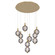 Palmas LED Chandelier in Gold (40|47191013)