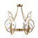 Into Focus Four Light Semi Flush Mount in Artisan Brass (7|3814863)
