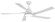 Transonic 56''Ceiling Fan in Flat White (15|F765LWHF)
