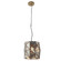 Geo-Gem One Light Mini Pendant in Brass Antique (29|N1691863)