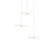 Yurei LED Pendant in Matte White (240|YUPC3SWMWT)