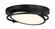 Studio 23 LED Flush Mount in Coal Black (42|P554666AL)