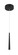 Stretch LED Mini Pendant in Coal Black (42|P145866AL)