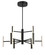 Edge LED Chandelier in Coal Black (42|P141966AL)