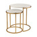 Solen Accent Table - Set of 2 in Aged Gold (45|S011511769S2)