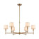 Arden Six Light Chandelier in Brushed Gold (45|H001811517)