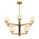 Gillian Nine Light Chandelier in Natural Brass (45|9006663)