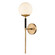 Gillian One Light Wall Sconce in Natural Brass (45|900601)