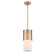 Esteem One Light Mini Pendant in Aged Brass (45|633211)