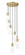 Alton Seven Light Chandelier in Modern Gold (224|824P7RMGLD)