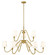 Gianna Nine Light Chandelier in Modern Gold (224|7509946MGLD)