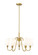 Gianna Five Light Chandelier in Modern Gold (224|7509526MGLD)