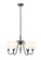 Gianna Five Light Chandelier in Matte Black (224|7509526MB)