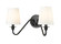 Gianna Two Light Wall Sconce in Matte Black (224|75092SMB)