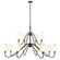 Gianna 12 Light Chandelier in Matte Black (224|75091260MB)