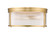Carnaby Four Light Flush Mount in Modern Gold (224|7504FR18MGLD)
